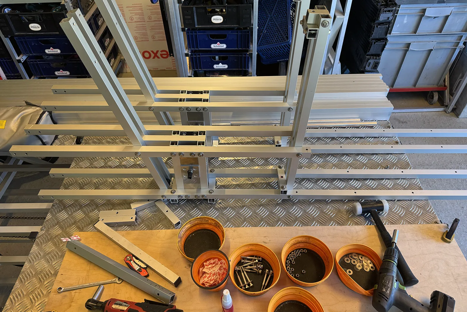 Deltagere bygger XYZ CARGO TRIKE i Føns