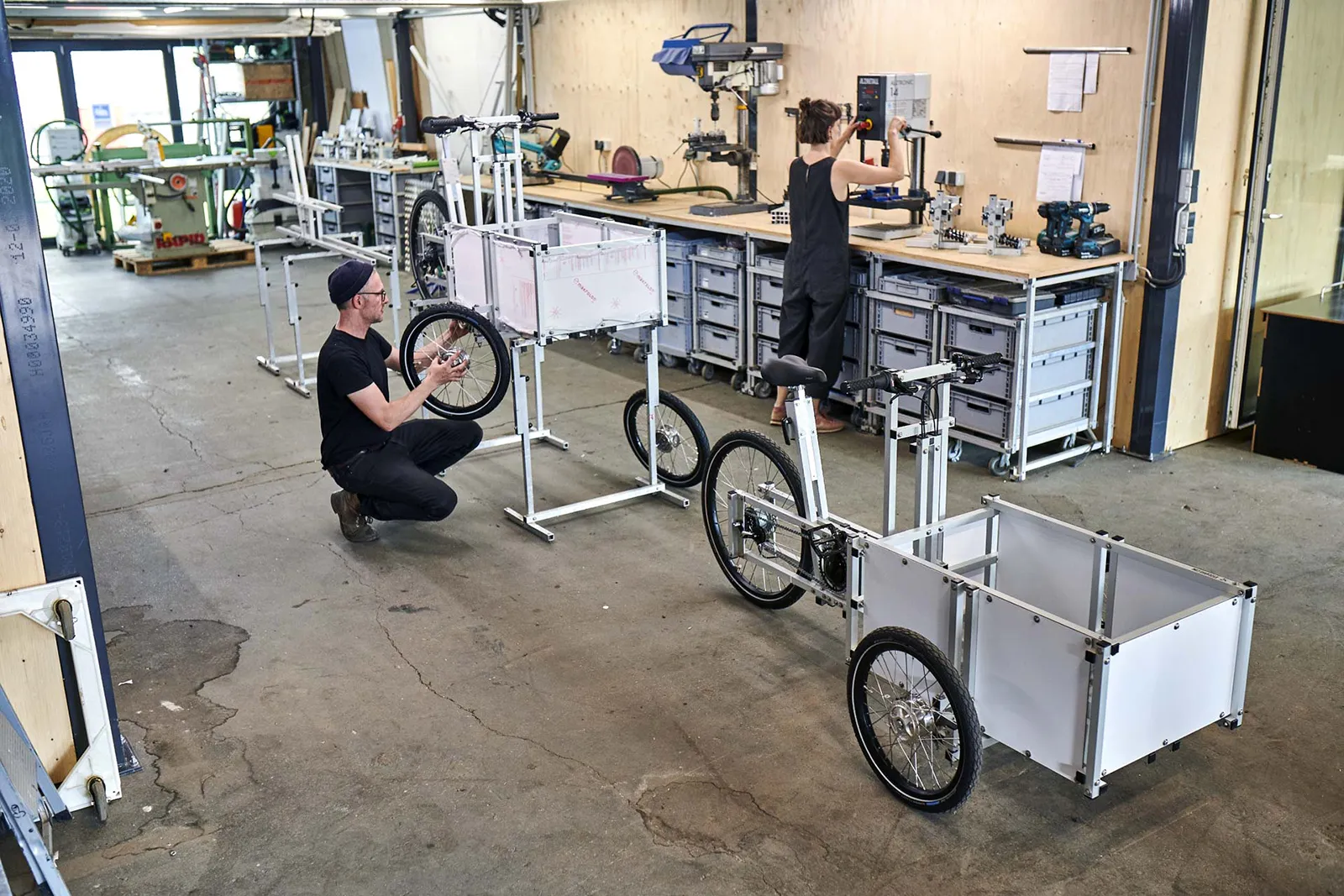 Produktion og workshopområde i Hamburg